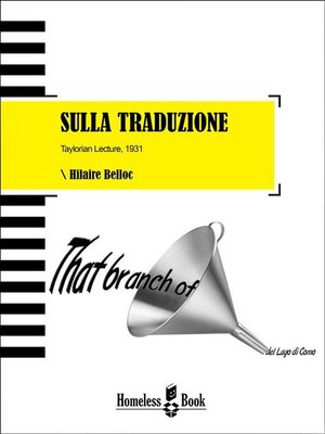 cover image of Sulla traduzione